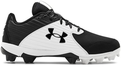 Under Armour New Mens Heather Low ST Baseball Cleats 11 Mm White/Black 